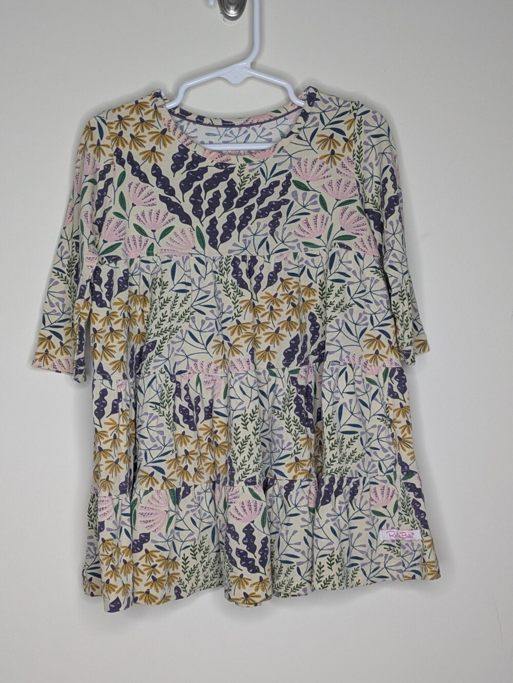 Ruffle Butts Wildflower Shirt Dress 4T